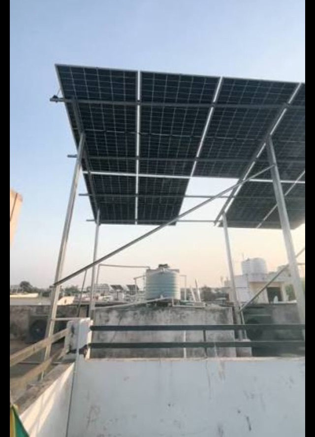 RESIDENTIAL SOLAR PANEL INSTALLATION IN SCIENCE CITY, AHMEDABAD