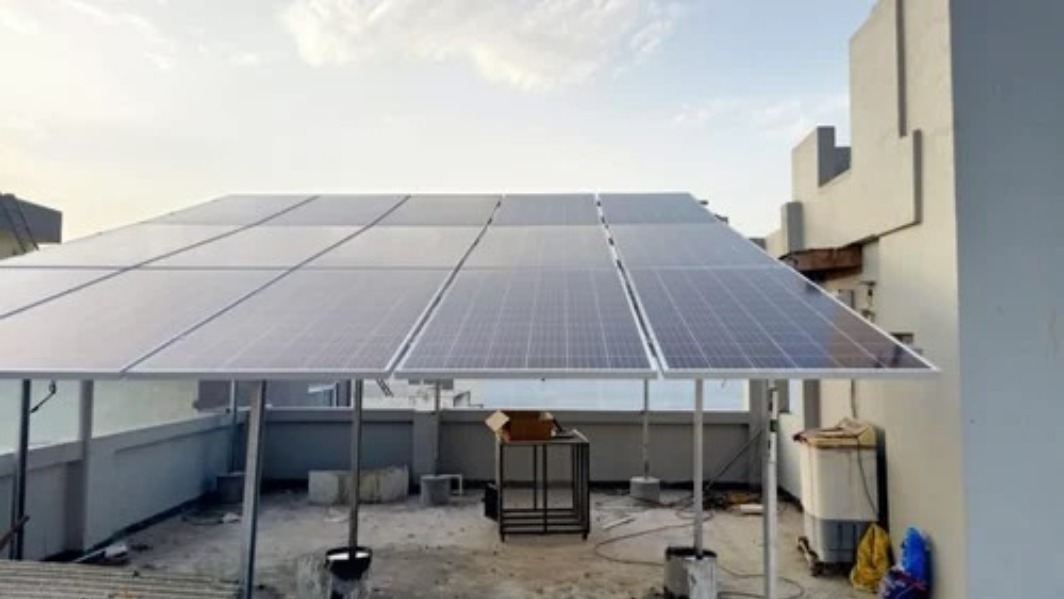 RESIDENTIAL SOLAR PANEL INSTALLATION IN SHELA, AHMEDABAD