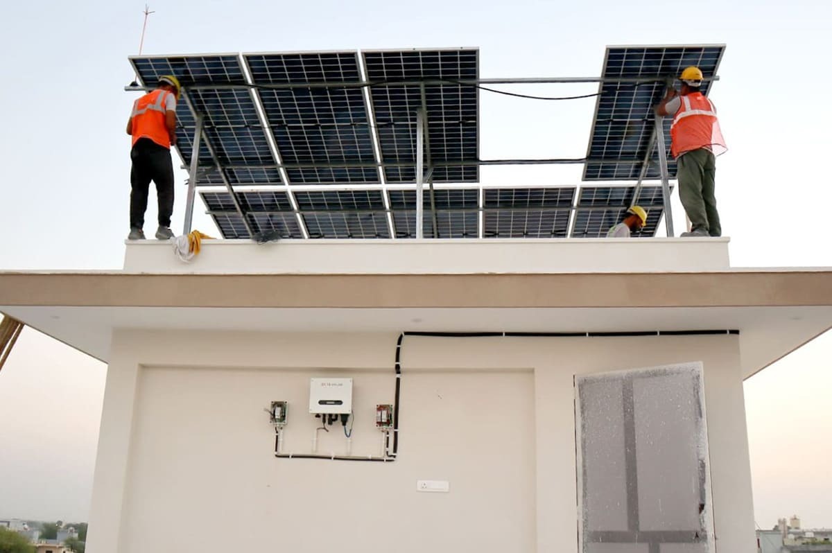 RESIDENTIAL SOLAR PANEL INSTALLATION IN MAKARBA, AHMEDABAD
