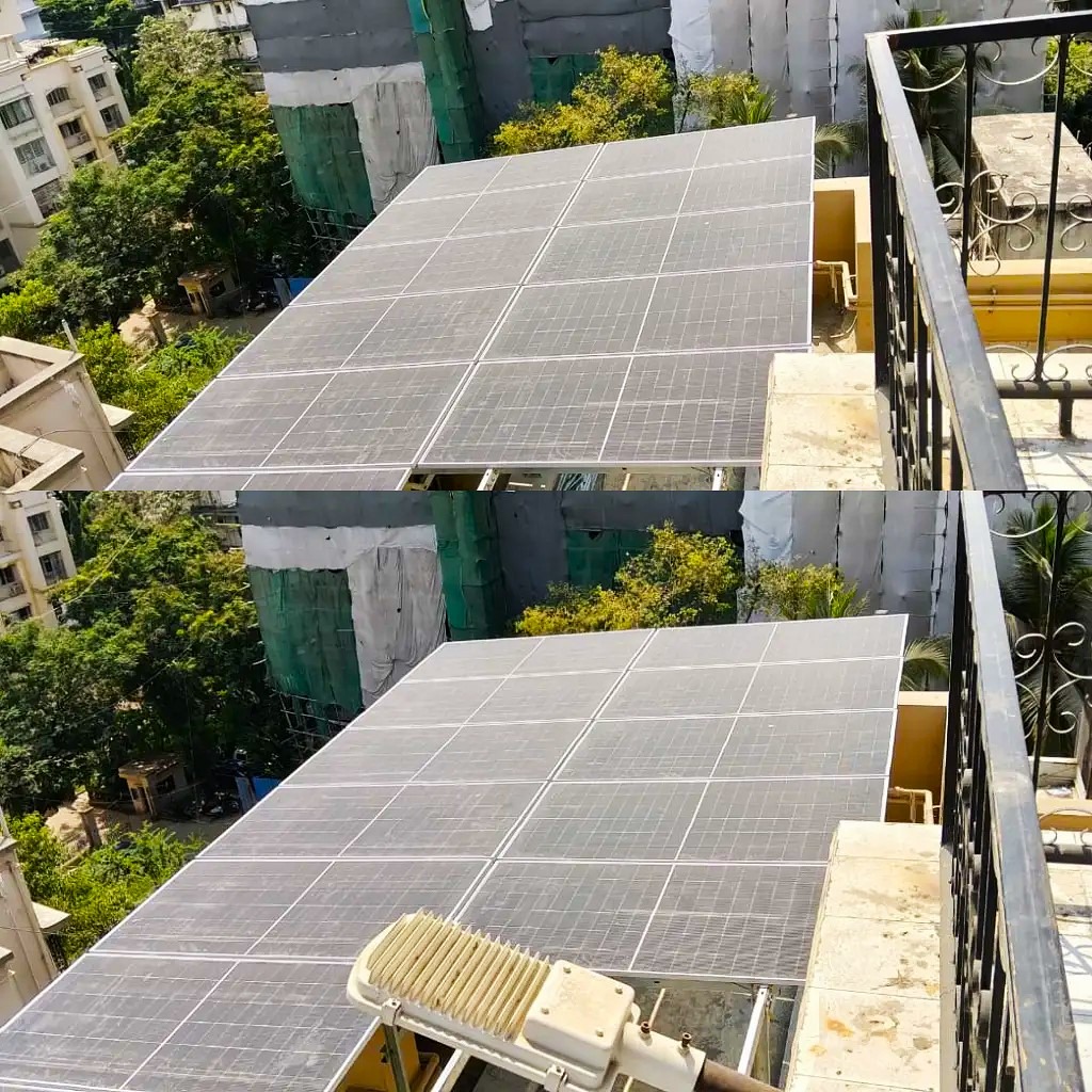 RESIDENTIAL SOLAR PANEL INSTALLATION IN TRAGAD, AHMEDABAD