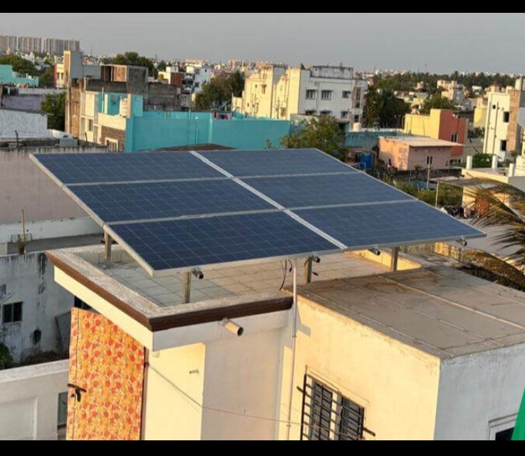 RESIDENTIAL SOLAR PANEL INSTALLATION IN ZUNDAL, AHMEDABAD