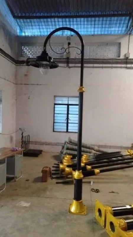 6m Single Arm Decorative Lighting Pole