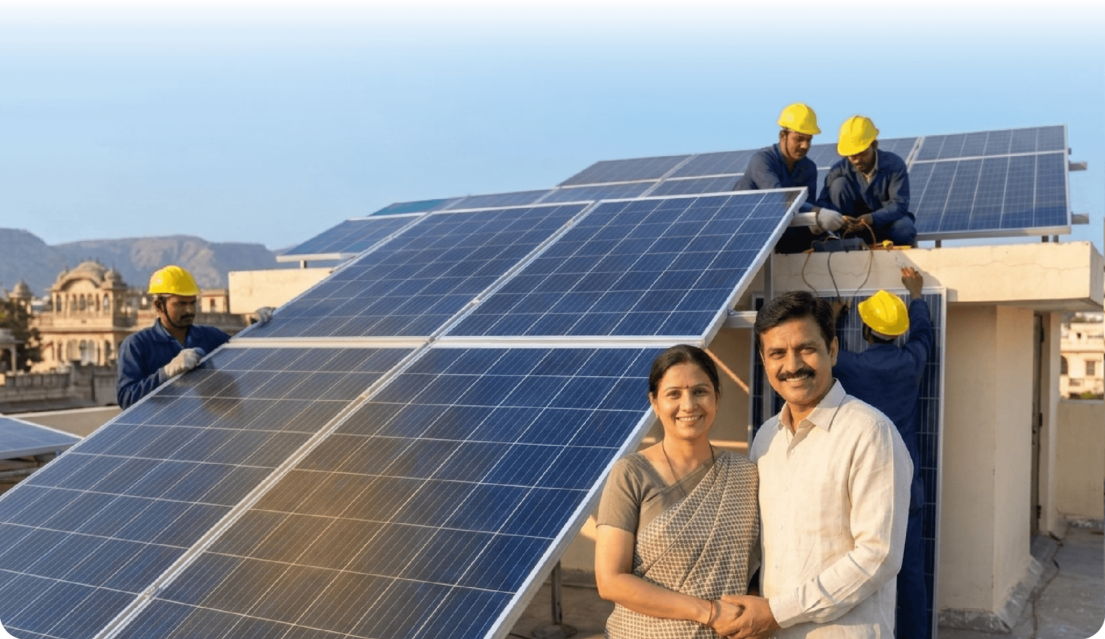 RESIDENTIAL SOLAR PANEL INSTALLATION IN NEW MANINAGAR, AHMEDABAD