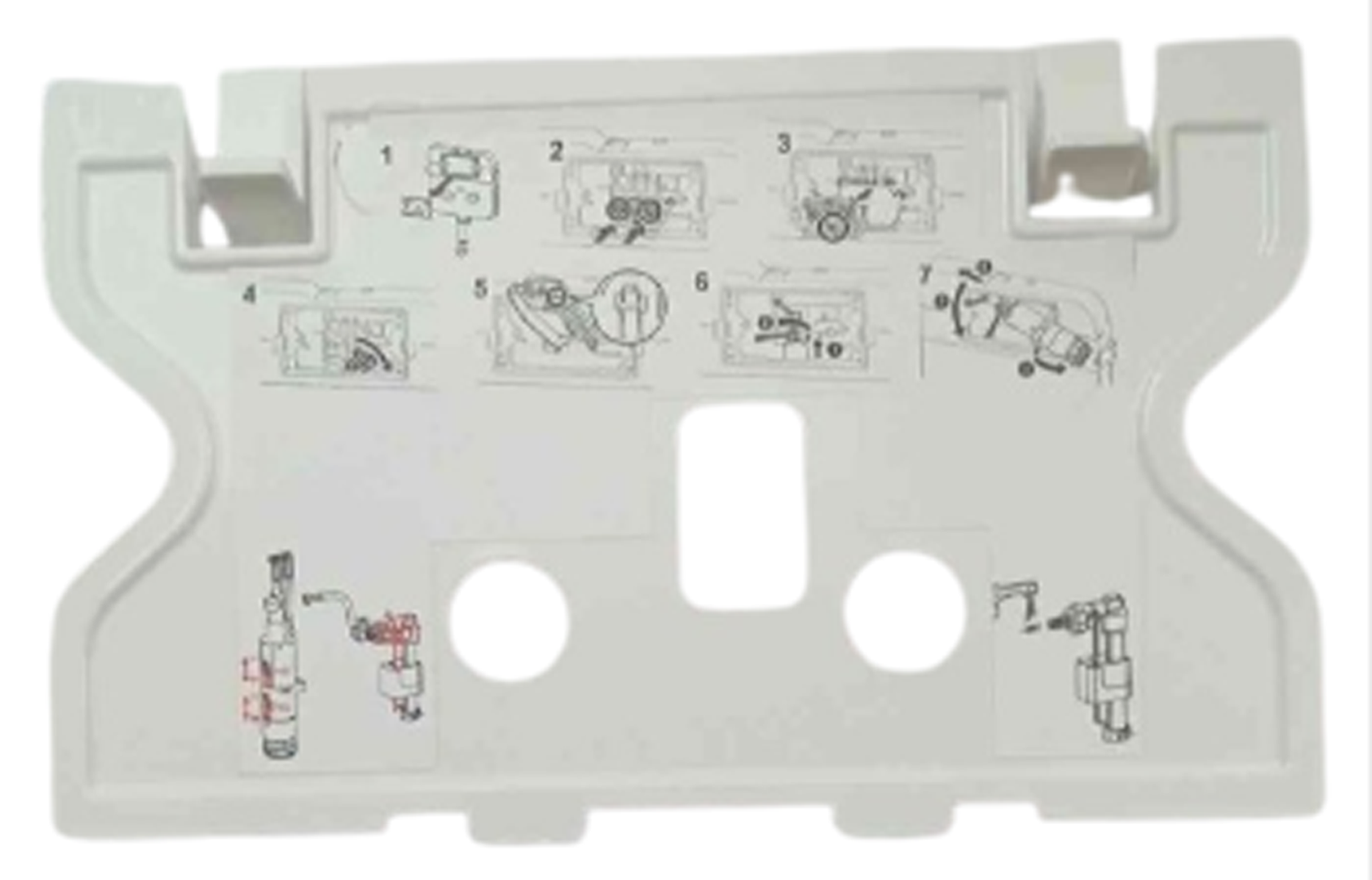 Toto Spares, Toto Parts, Toto Spare parts, Spare Code no : WH171-T3.The TOTO WH171-T3 is a baffle pl...