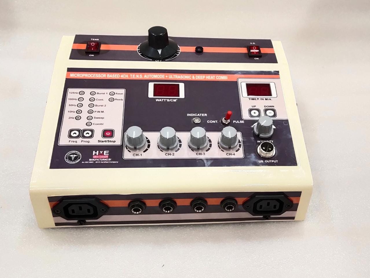 4 channel tens with us and deep heat