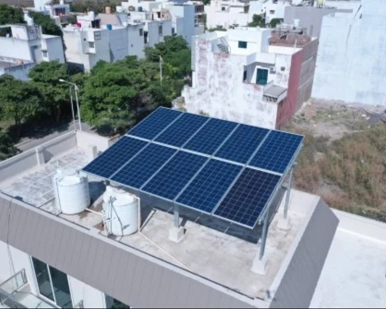 RESIDENTIAL SOLAR PANEL INSTALLATION IN GHEEKANTA, AHMEDABAD