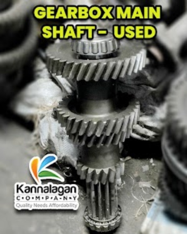 Used Gear Box Main Shaft Supplier in Madurai | N. Kannalagan Company.