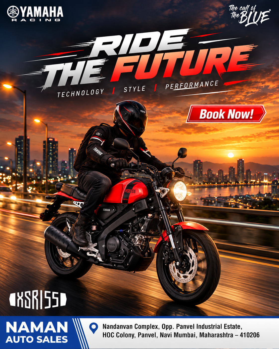 Yamaha XSR155 – Chase the Sunset, Own the Streets!