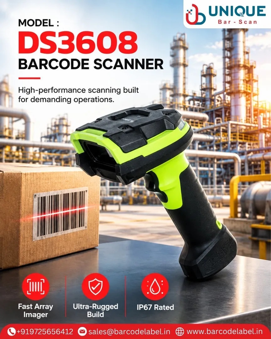 Zebra DS3608 Scanner | Unique Barscan Solutions