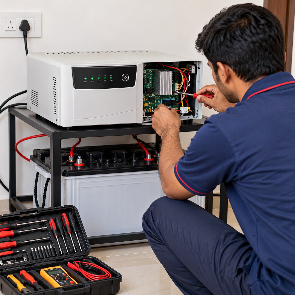 What Happens During a Microtek Inverter Service Visit in Nagpur