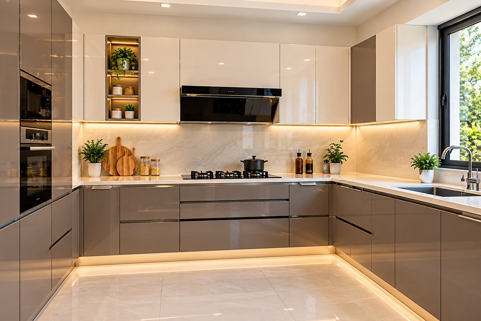 How to Choose Colours, Finishes and Storage for an Acrylic Modular Kitchen Design