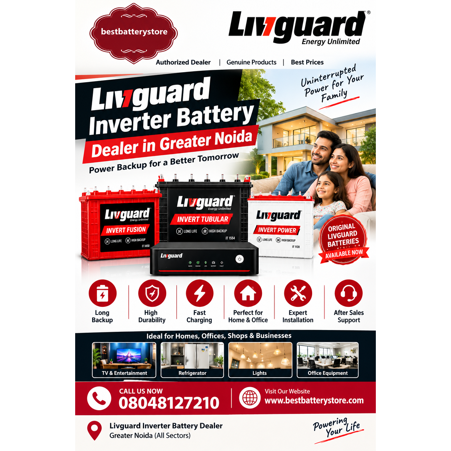 Livguard Inverter Battery Dealer Greater Noida | Best Battery Store