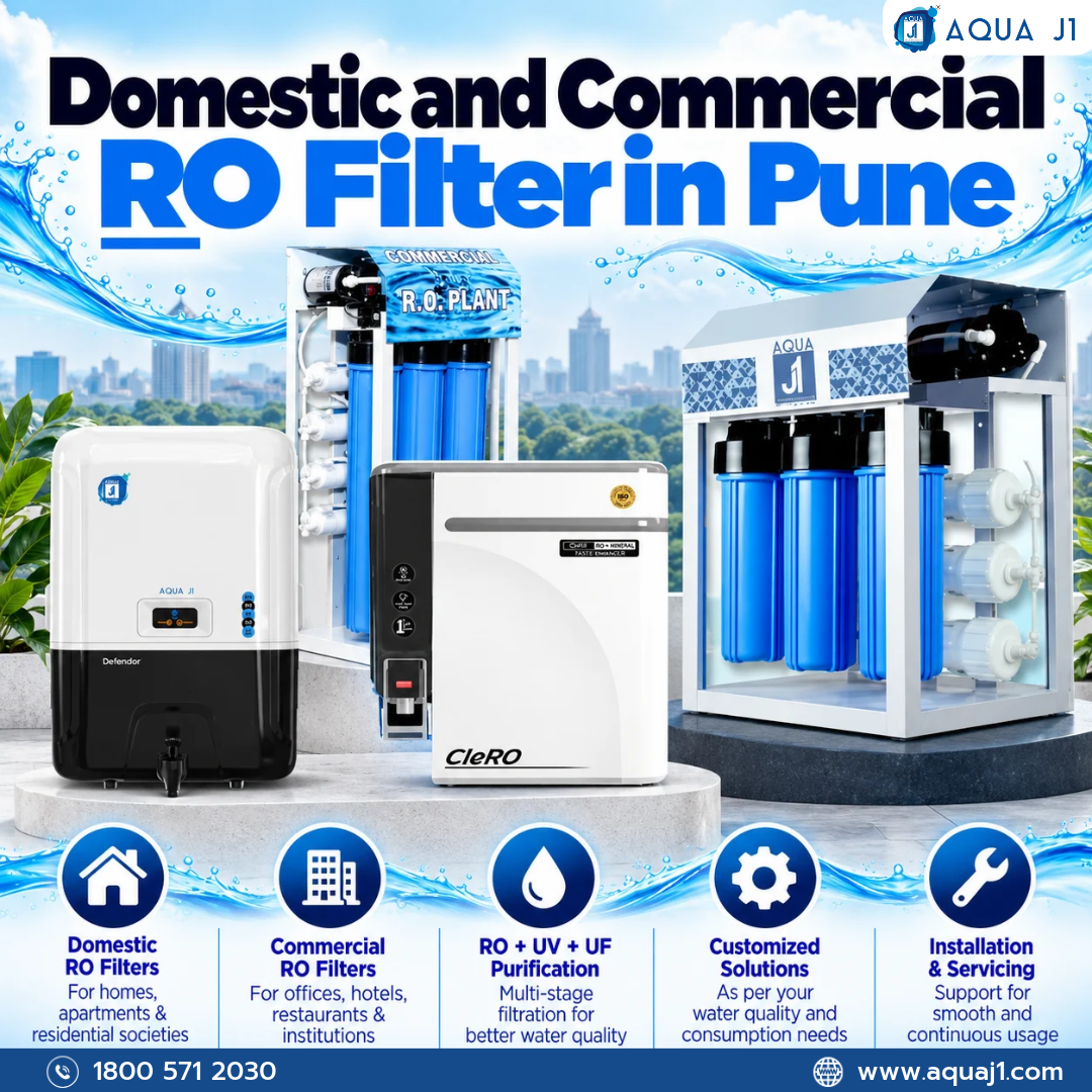 Domestic and Commercial RO Filter in Pune | Aqua J1 Technologies