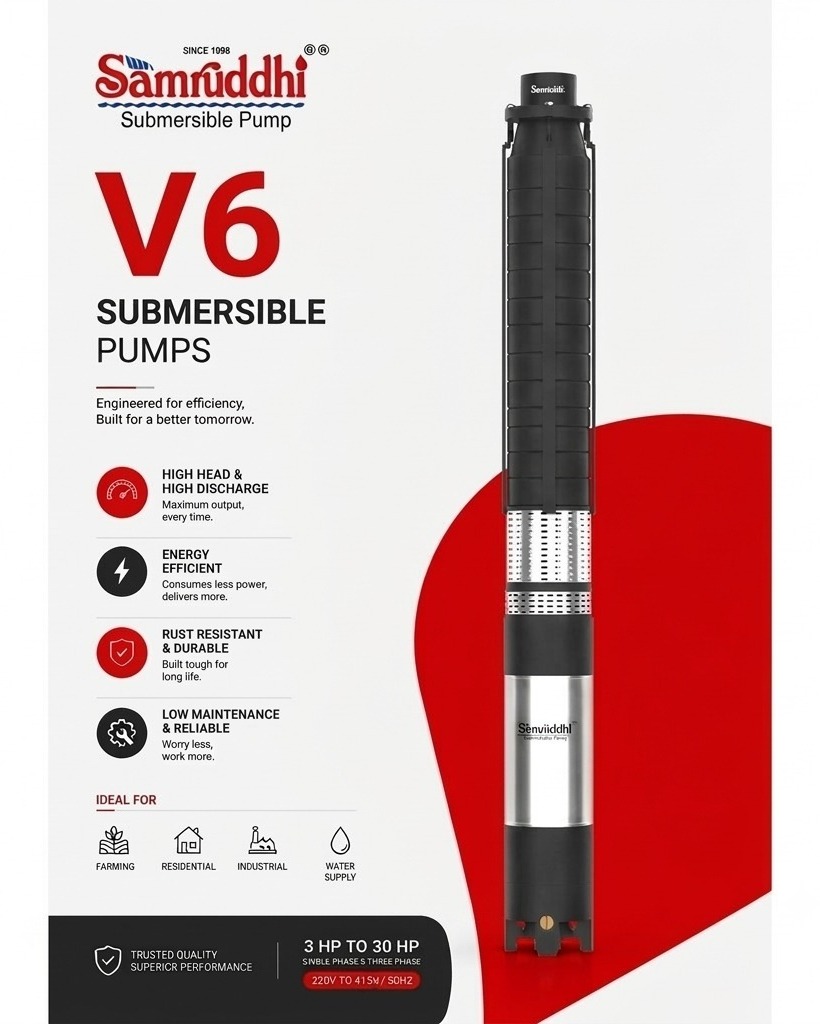 Agriculture submersible pump supplier in Latur