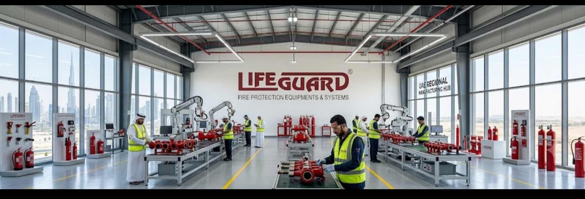 Manufacturing Plant Fire Safety Equipment Exporter UAE