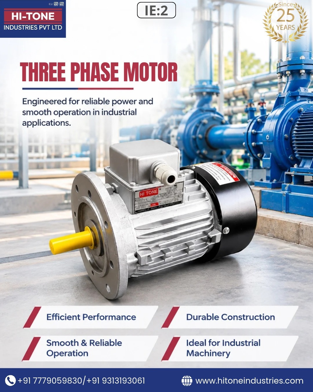 What is a Three Phase Motor ? Benefits,Working Principle & Industrial Applications