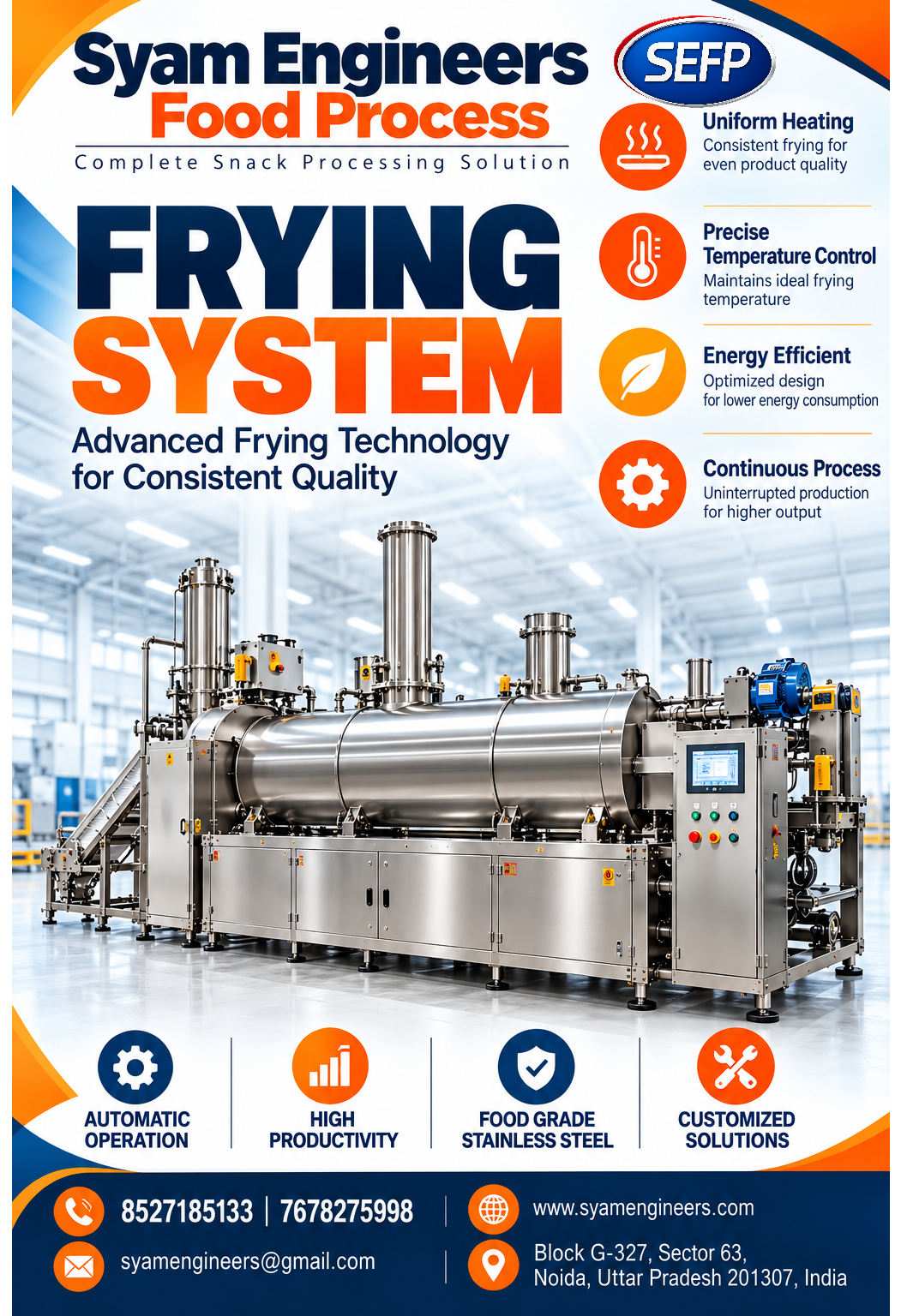 Automatic frying machine