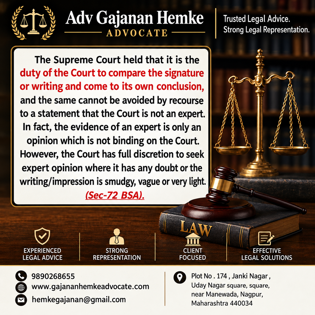 Best Advocate in Nagpur