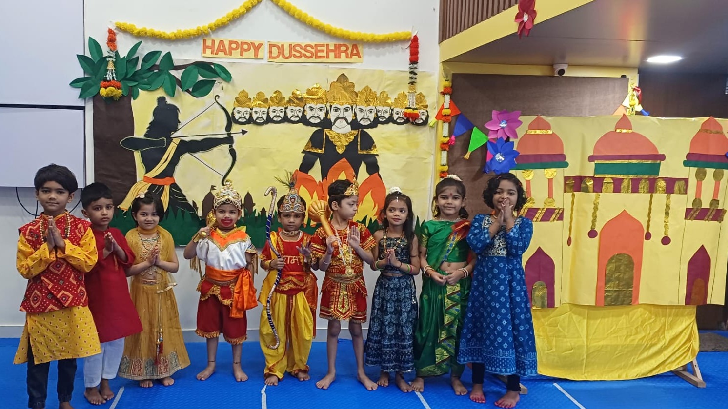 Dussehra Celebration at Hello Kids Flamingo Preschool, Malad West