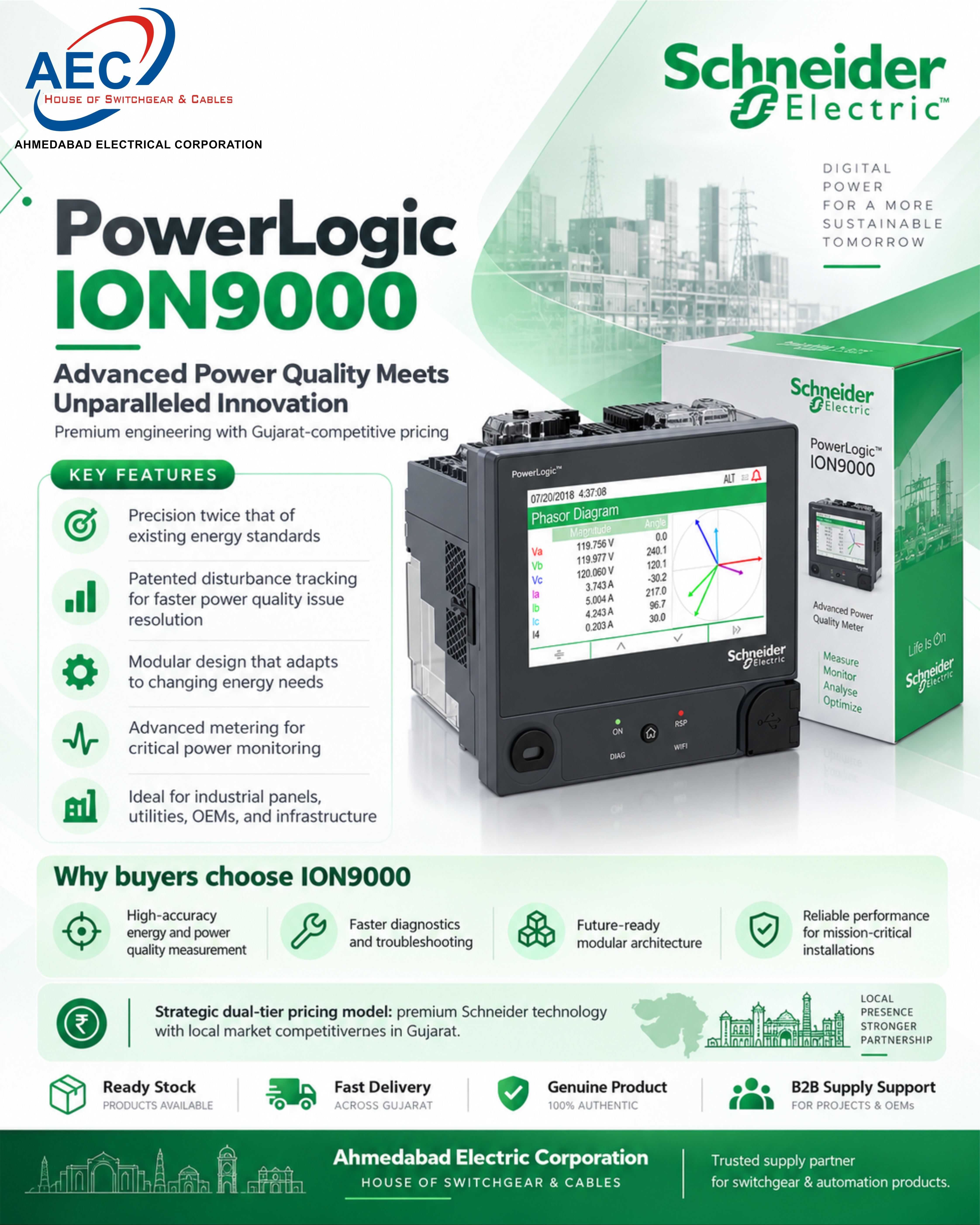 Schneider Electric switchgear dealer Savli GIDC