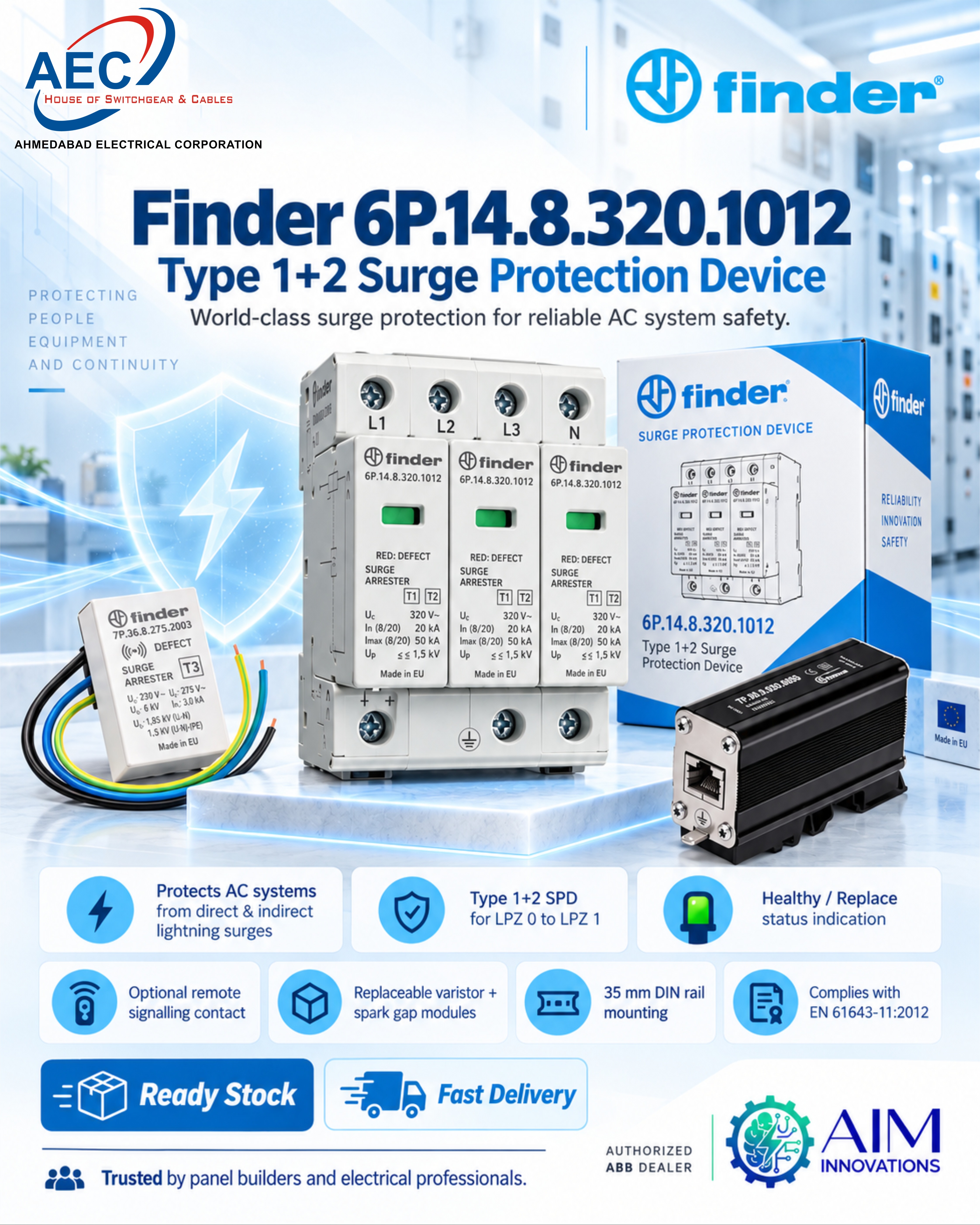 Purchase Finder Surge Protection Device in Vadodara