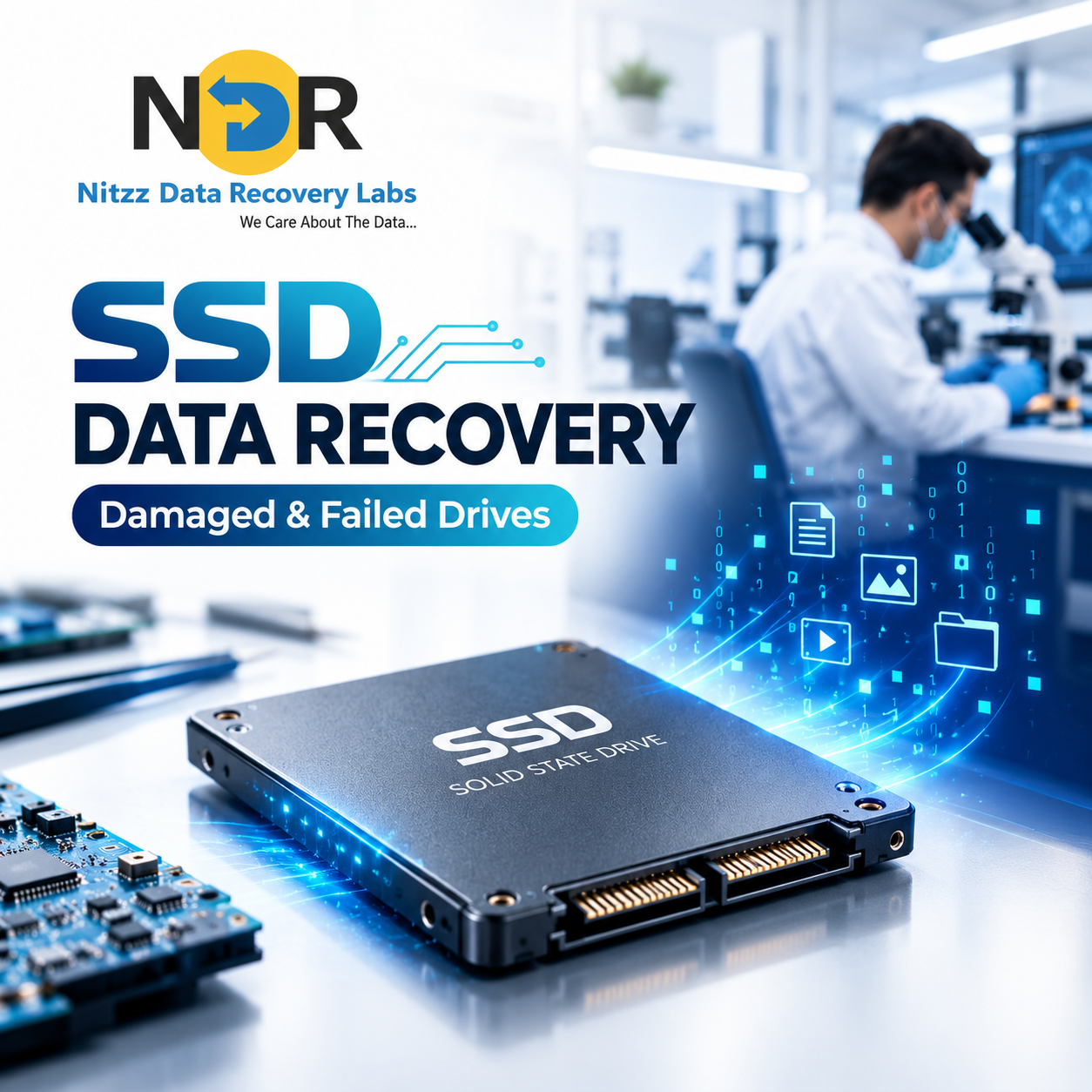 SSD Data Recovery in Jaipur for Damaged & Failed Drives