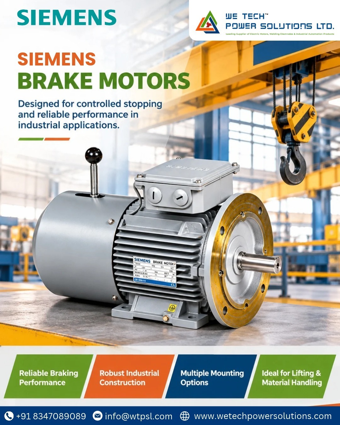 What Are Siemens Brake Motors and Why Are They Essential for Industrial Applications
