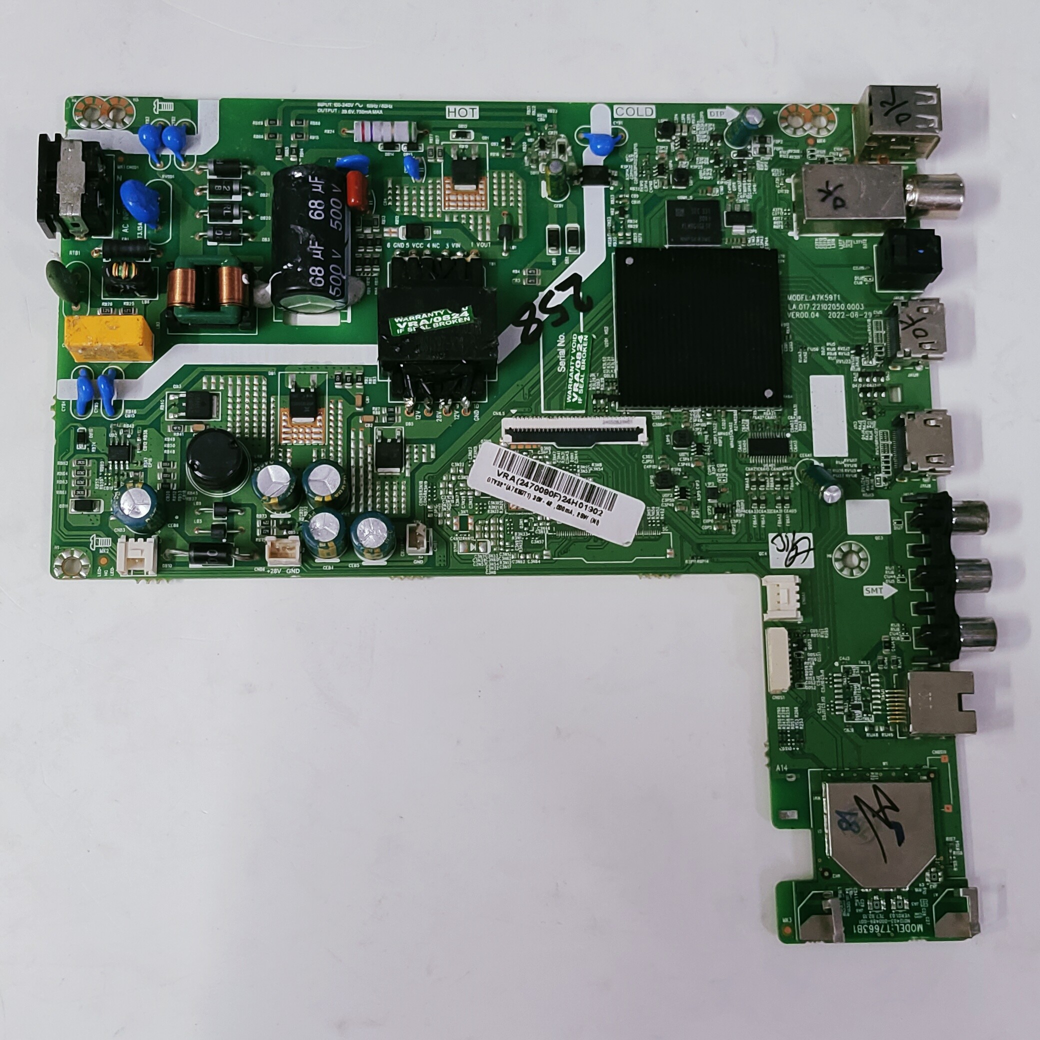 Motorola LE32W4000 Google TV New Combo Board, Motherboard, Main Board