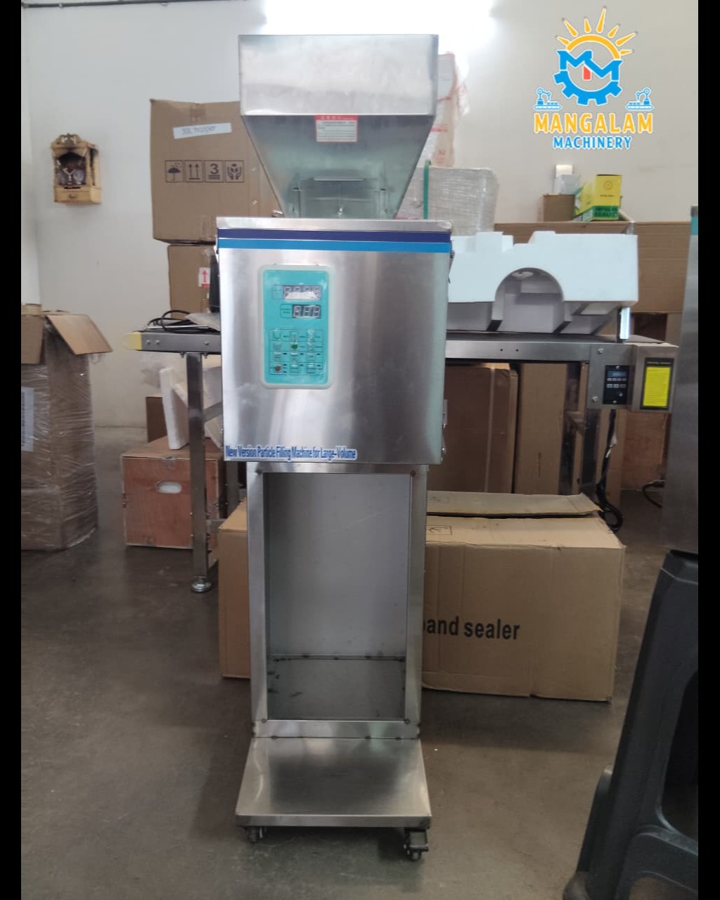 kg Weighing Filling Machine, Semi Automatic Weigh Filler, Grain Weighing Filler,