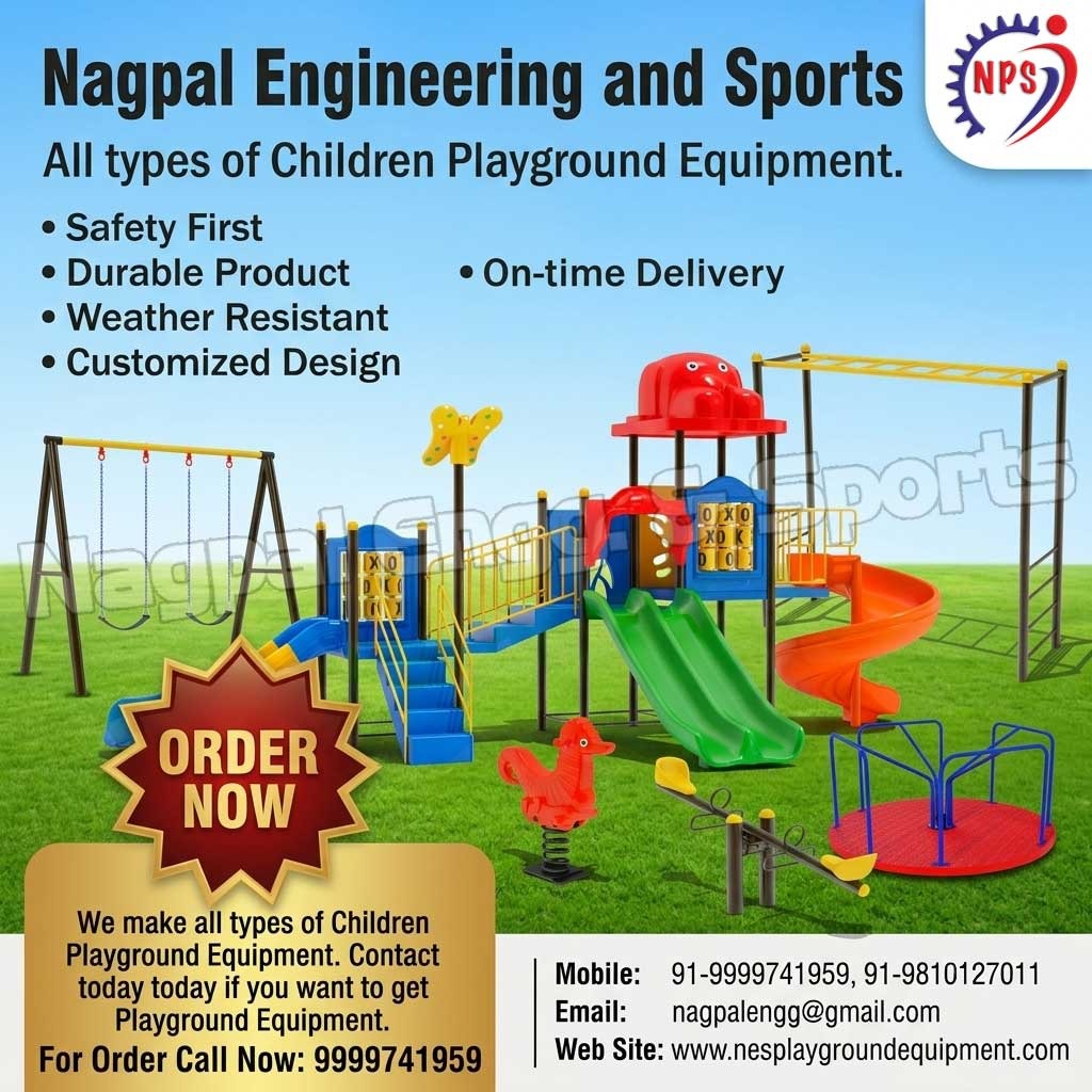 Top Playground and Outdoor Gym Equipment Supplier in UP