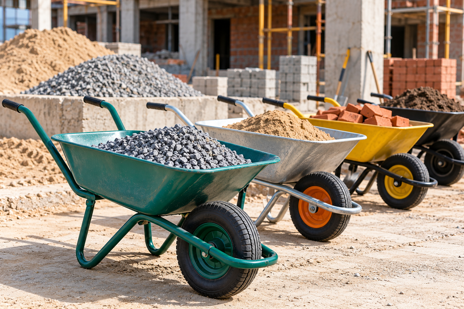Wheel Barrow Selection Tips for Everyday Construction Material Handling