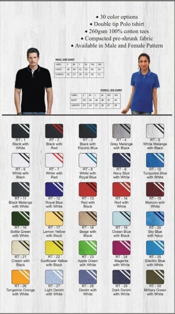 Where to Order 260 Gsm Cotton Collar T Shirts in Pune