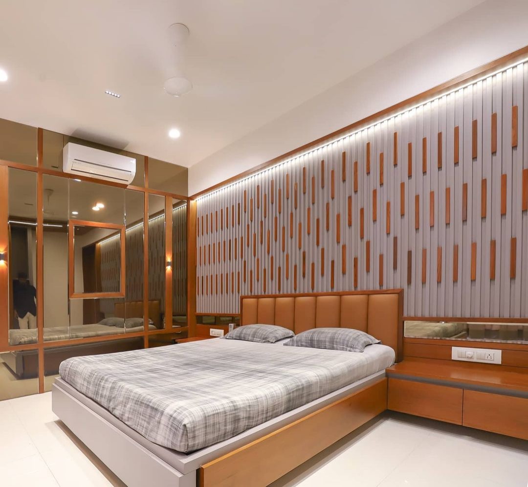 Double bed design with storage - 08048034211