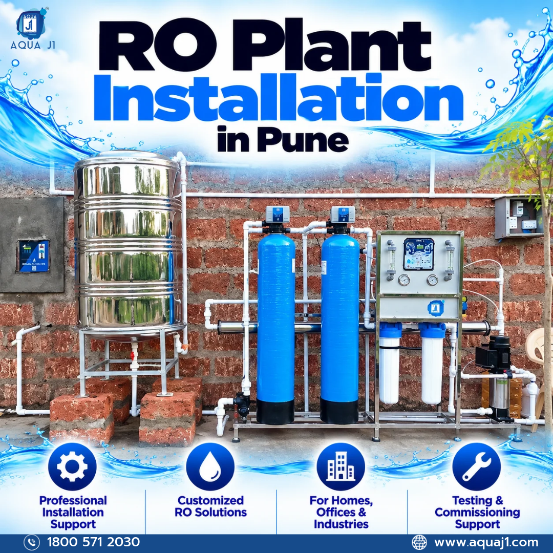 RO Plant Installation in Pune | Aqua J1 Technologies