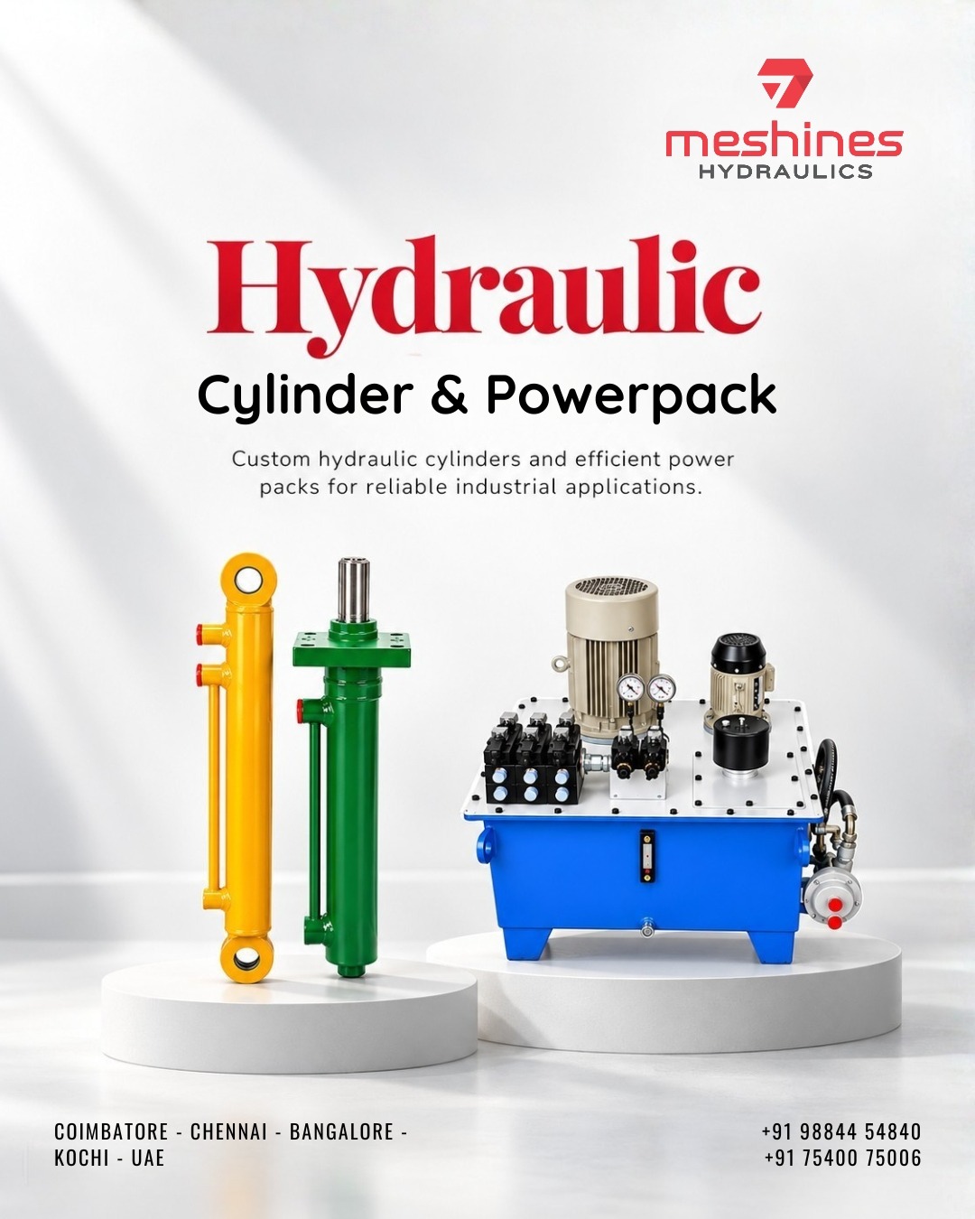 Hydraulic Power Packs & Cylinders – India to Global Markets