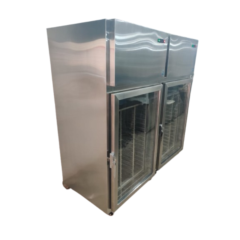 SS Stainless Steel Visi Cooler – Double Door