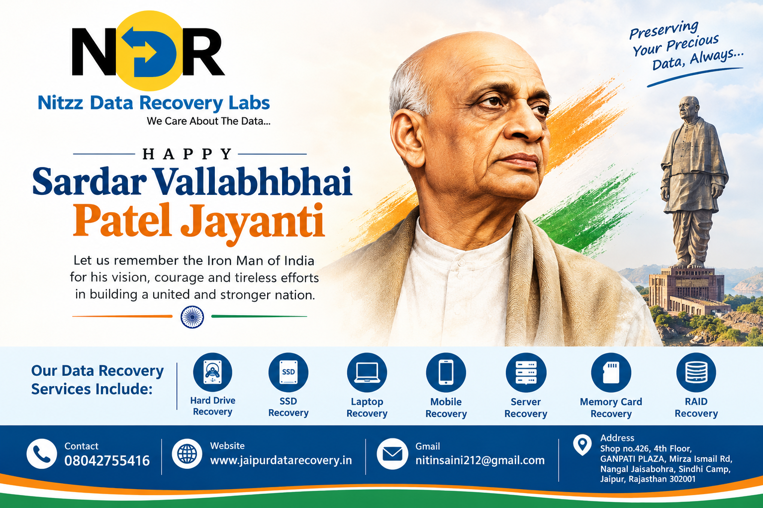 Happy Sardar Vallabhbhai Patel Jayanti!