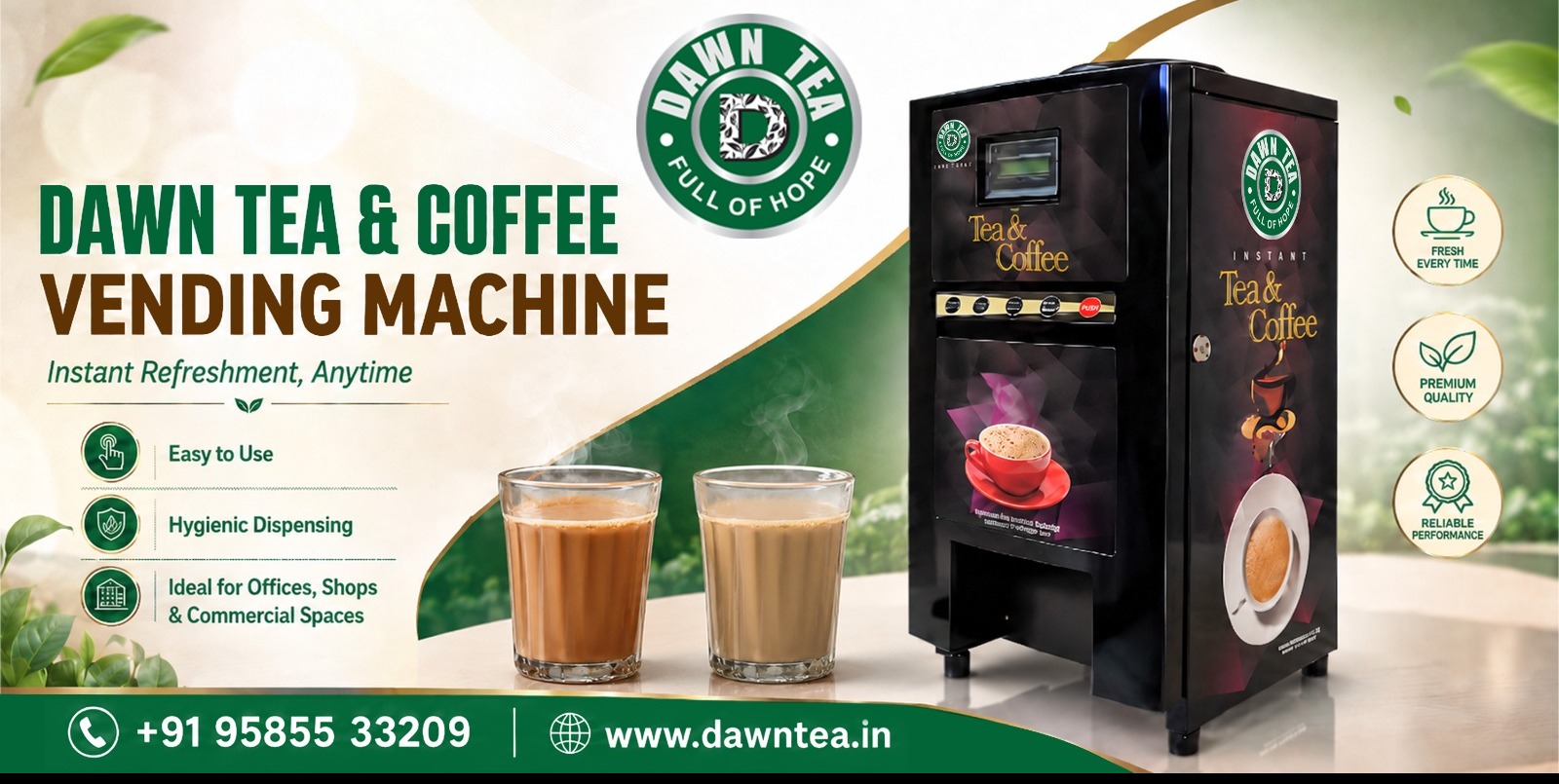 Top Notch high-quality range of Tea Vending Machine Manufactuers in Ambathur Industrial Chennai