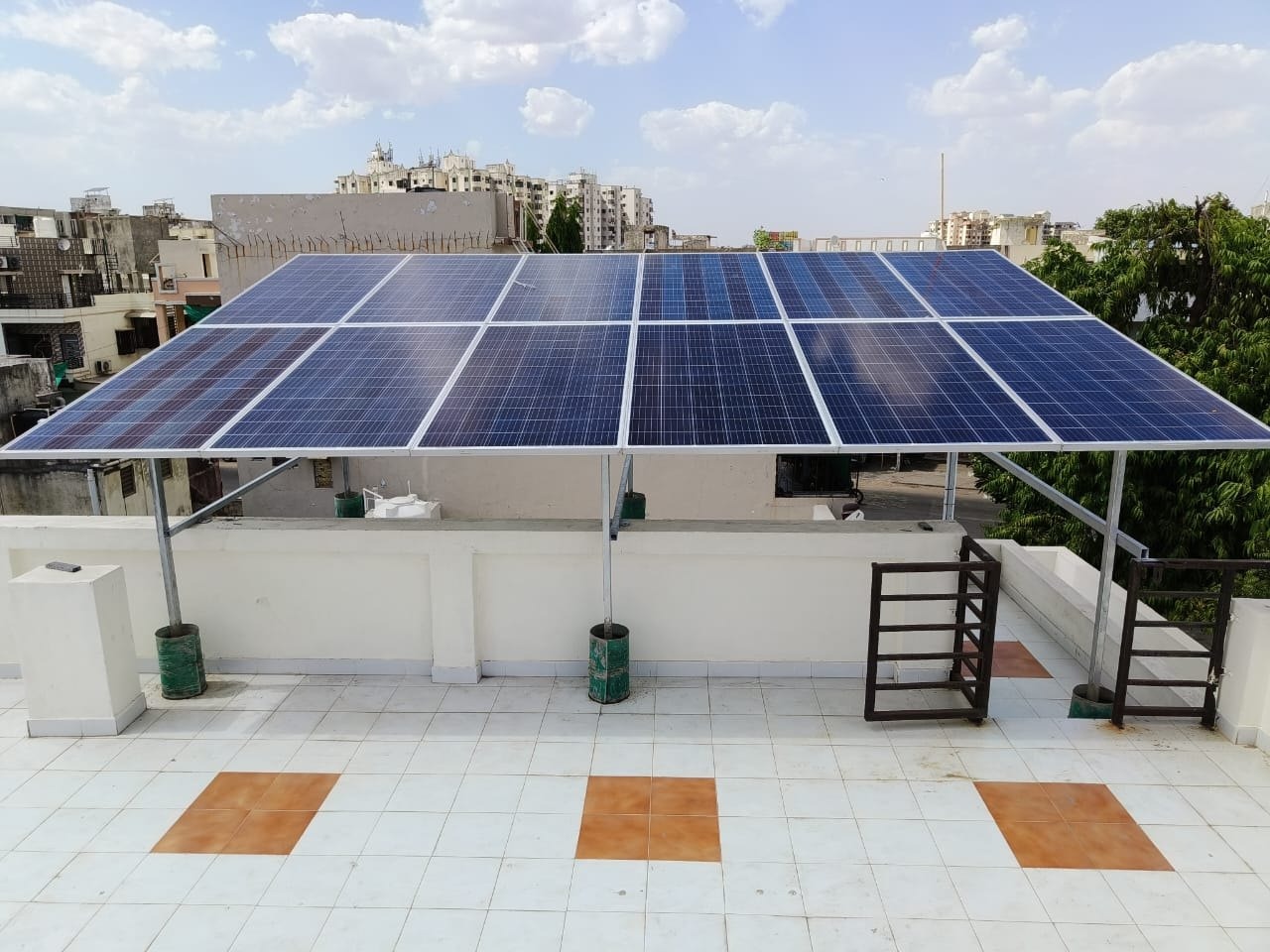 RESIDENTIAL SOLAR PANEL INSTALLATION IN ADIPUR, GUJARAT