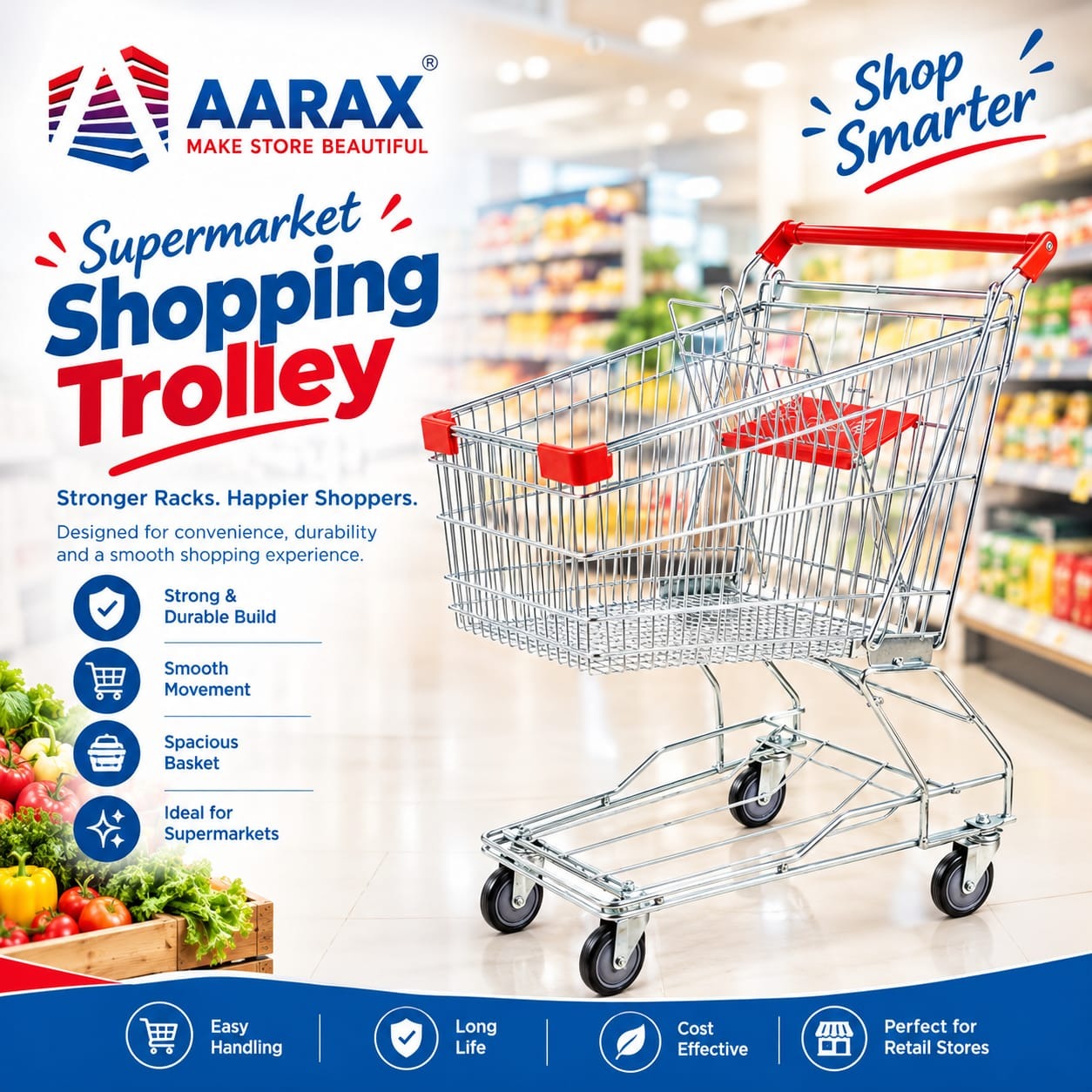Supermarket Shopping Trolley Best price