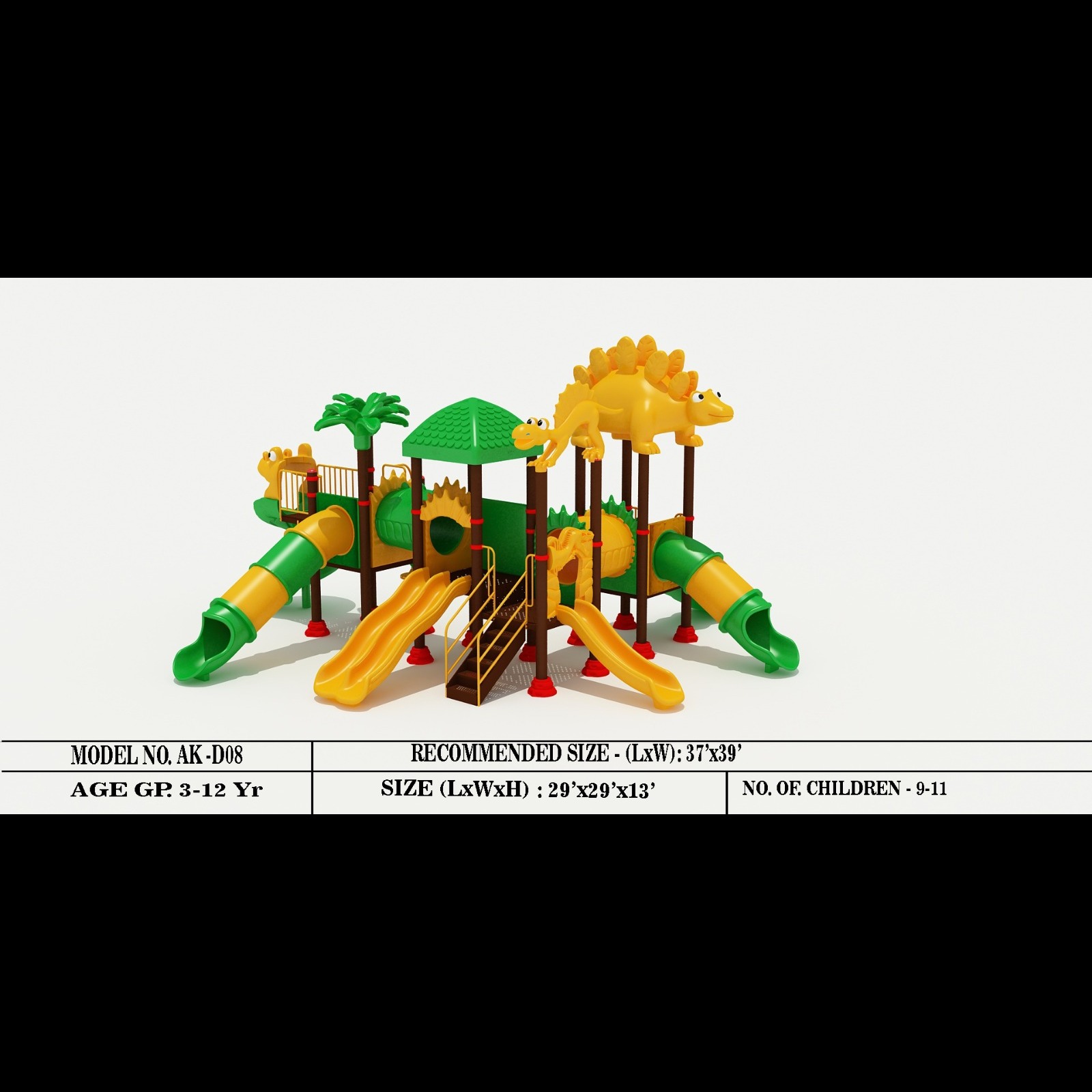 OUTDOOR DINOSAUR SERIES MULTIPLAY STATION