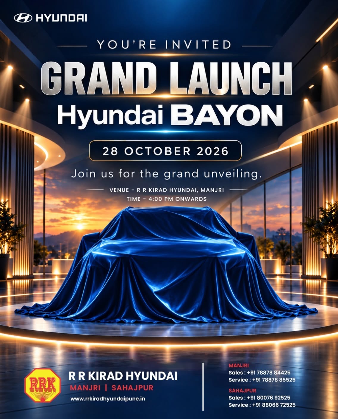 Grand Launch of Hyundai BAYON at R R Kirad Hyundai, Manjri