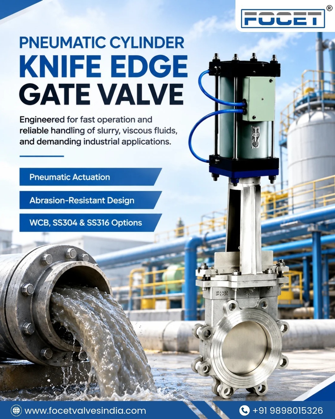 What Is a Pneumatic Cylinder Knife Edge Gate Valve and How Does It Work in Industrial Applications