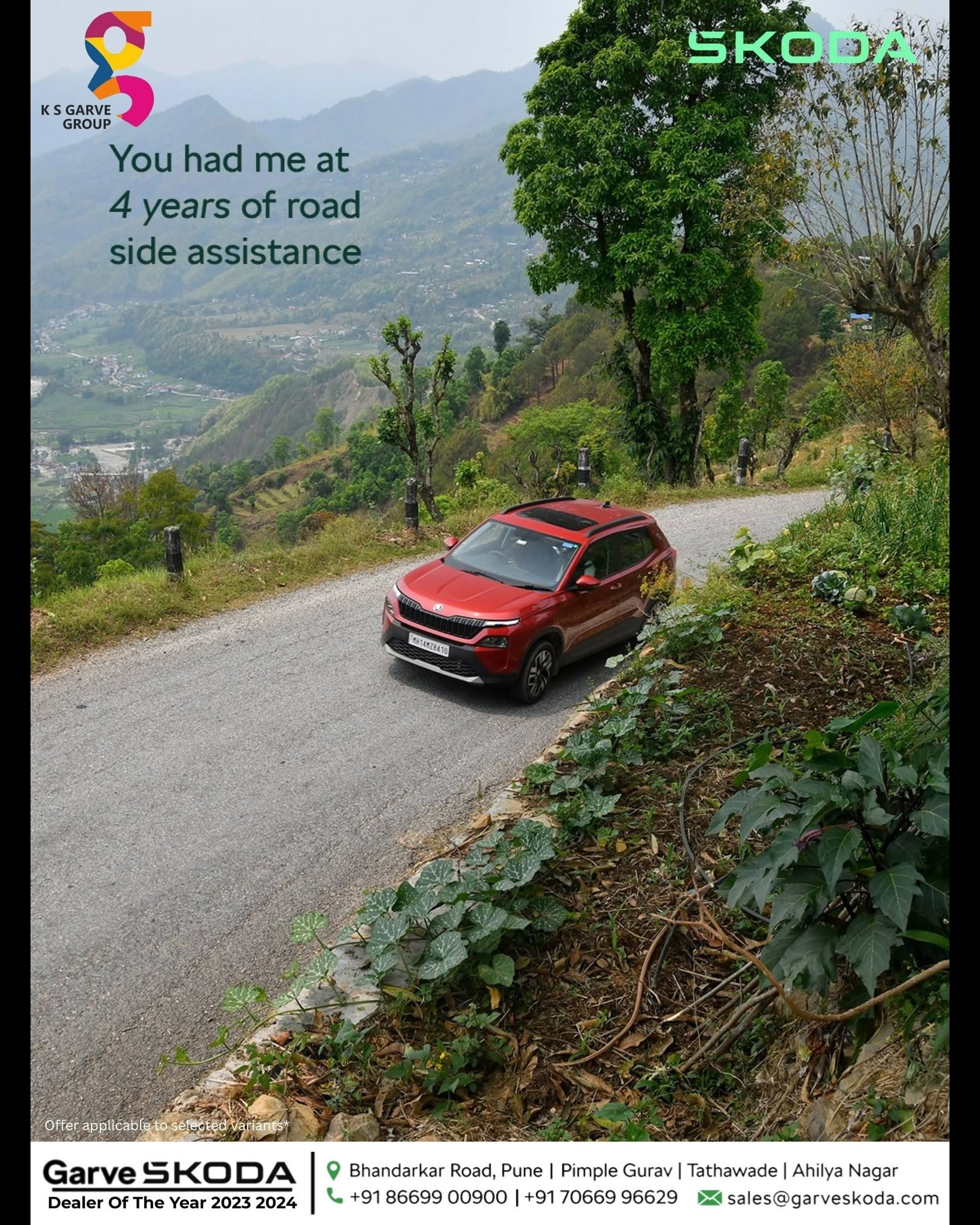 Škoda – You Had Me at 4 Years of Roadside Assistance|Garve Skoda