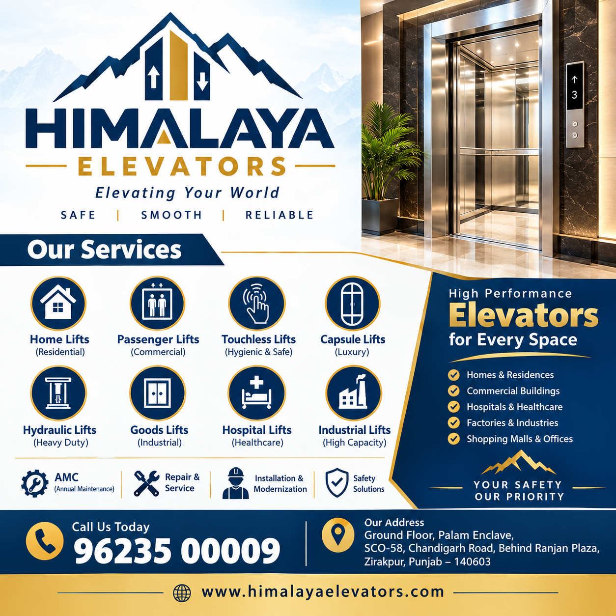 Himalaya Elevators in Zirakpur | Lift Installation & Repair