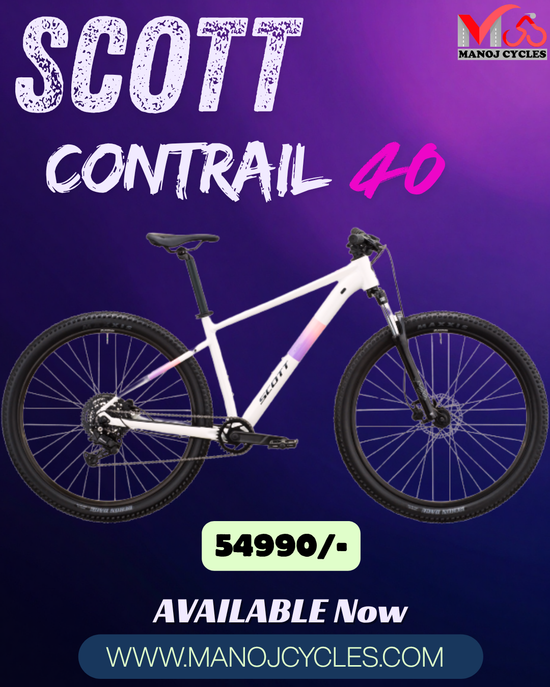 SCOTT CONTRAIL 40 – Manoj Cycles Jaipur