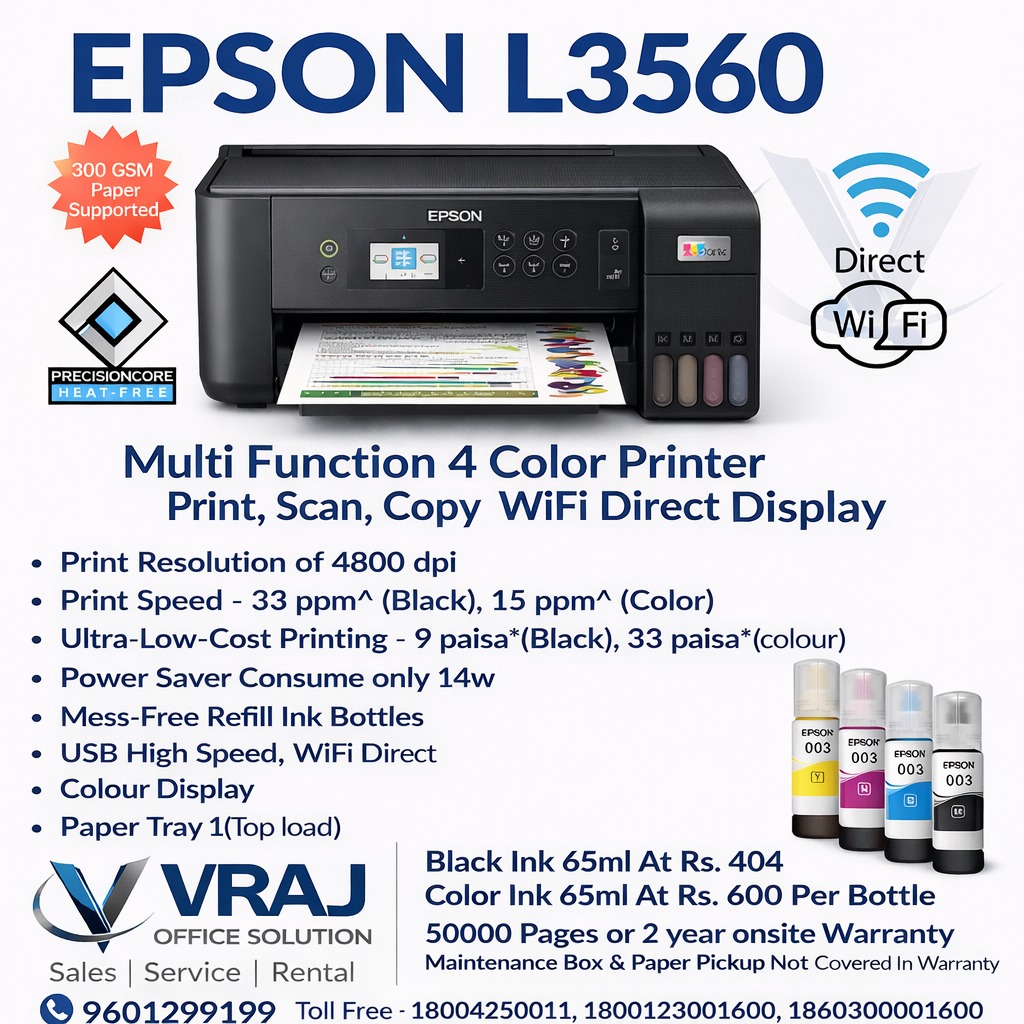 Epson Printer on Rent in Surendranagar