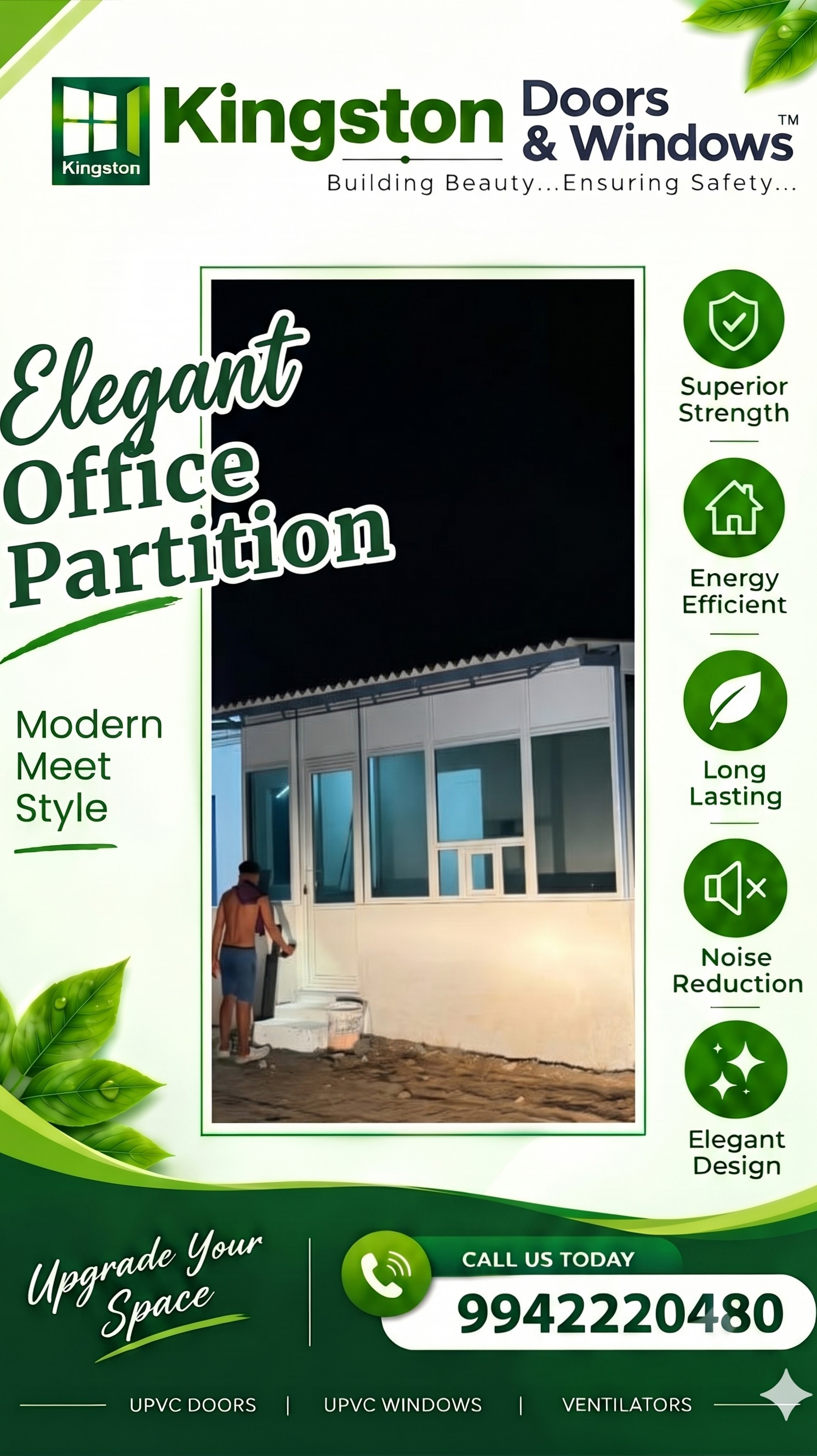 upvc office partition manufacturer in tamilnadu