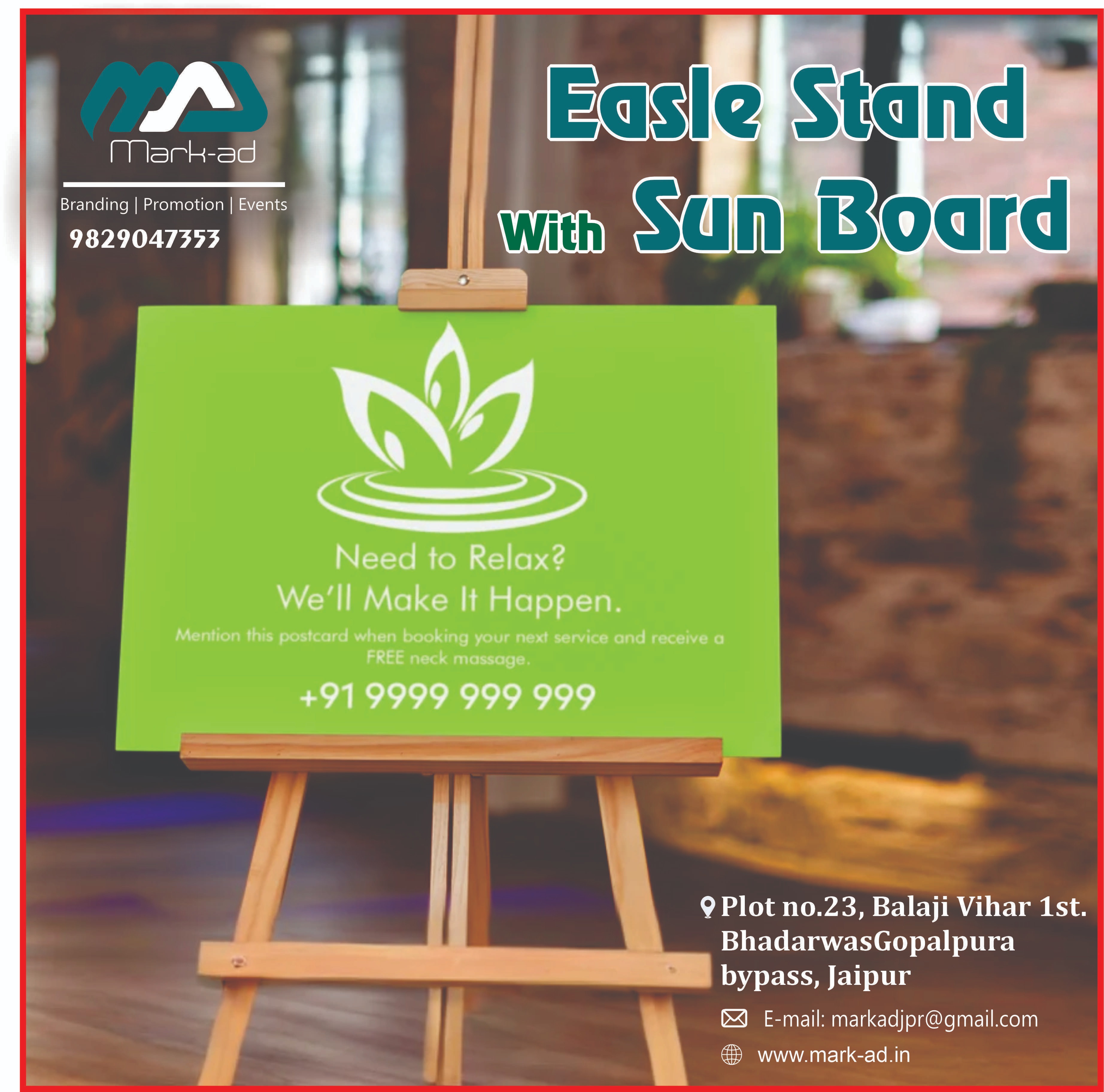 Best Easle Stand With Sunboard in Jaipur rajasthan