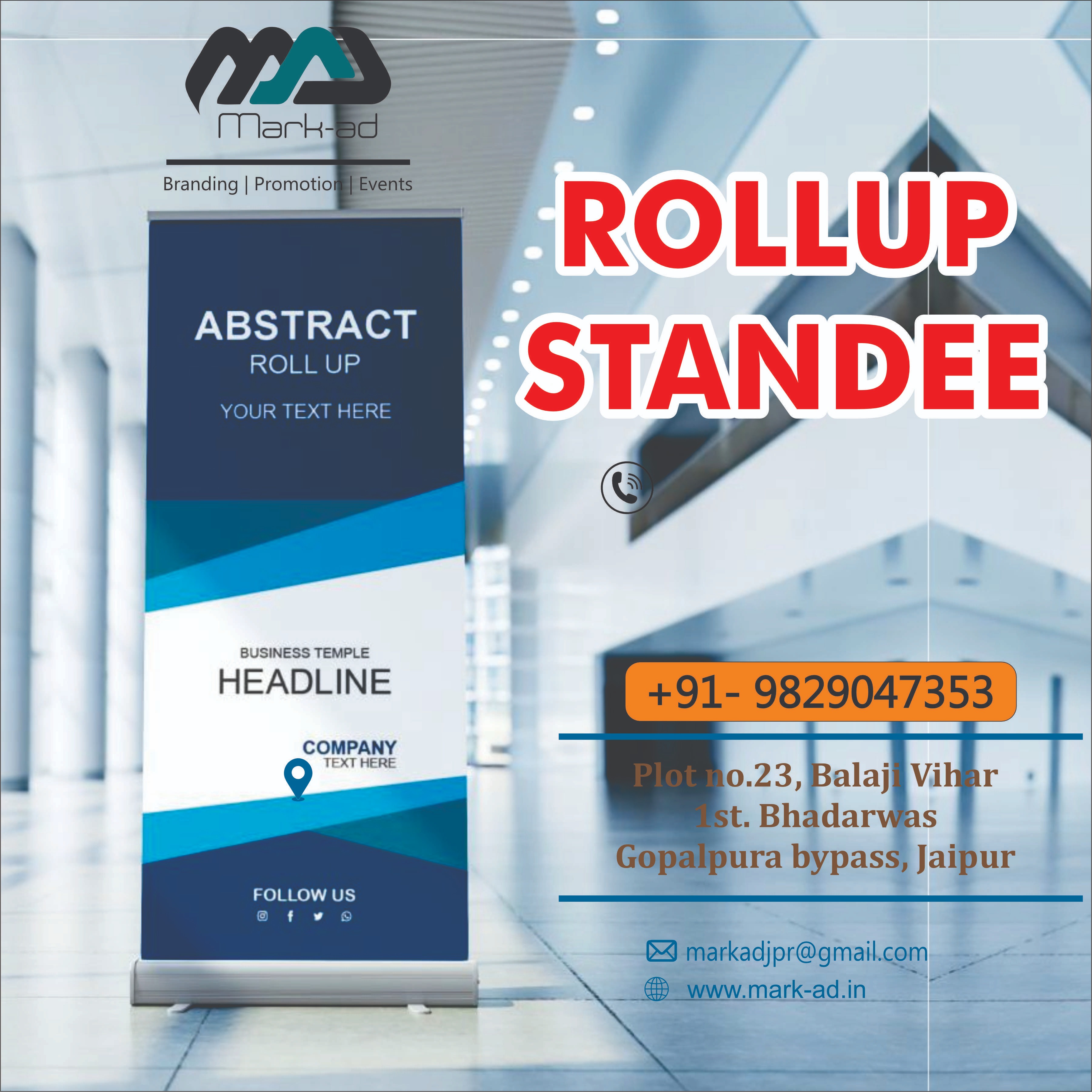 Best Rollup Standee in Jaipur Rajasthan